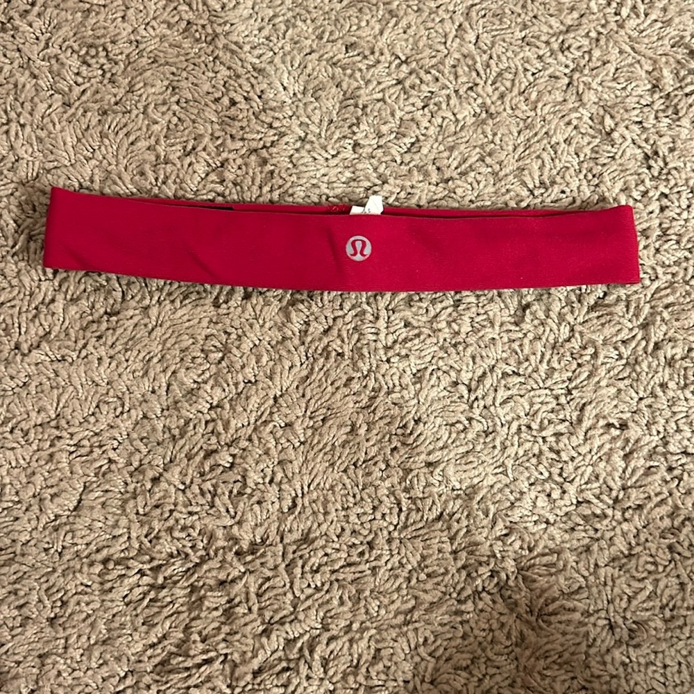 Red headband